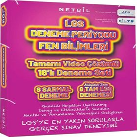8. Sınıf LGS Fen Bilimleri Deneme Periyodu - Netbil Yayınları