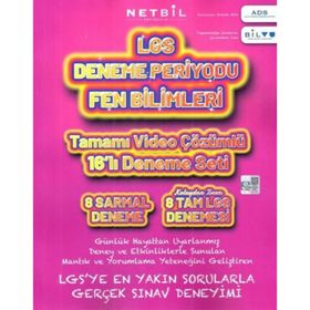 8. Sınıf LGS Fen Bilimleri Deneme Periyodu - Netbil Yayınları