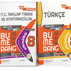 8. Sınıf LGS Fen Bilimleri Etkinlikli Bumerang Serisi Günay Yayınları