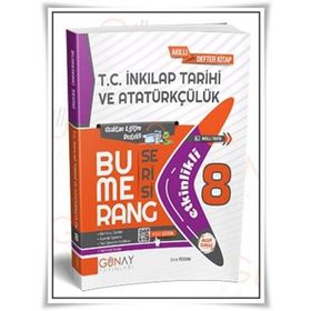 8. Sınıf LGS Fen Bilimleri Etkinlikli Bumerang Serisi Günay Yayınları