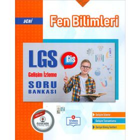 8. Sınıf LGS Fen Bilimleri Gelişim İzleme Soru Bankası Özdebir Yayınları