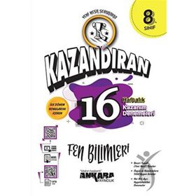 8. Sınıf LGS Fen Bilimleri Kazandıran 16 Haftalık Kazanım Denemeleri - Ankara Yayıncılık