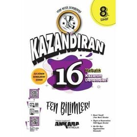 8. Sınıf LGS Fen Bilimleri Kazandıran 16 Haftalık Kazanım Denemeleri - Ankara Yayıncılık