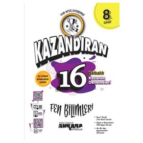 8. Sınıf LGS Fen Bilimleri Kazandıran 16 Haftalık Kazanım Denemeleri - Ankara Yayıncılık