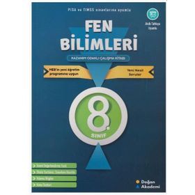 8. Sınıf Lgs Fen Bilimleri Kazanım Odaklı Çalışma Kitabı-Doğan Akademi