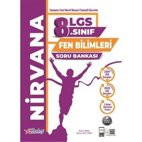 8. Sınıf LGS Fen Bilimleri Nirvana Soru Bankası Berkay Yayınları