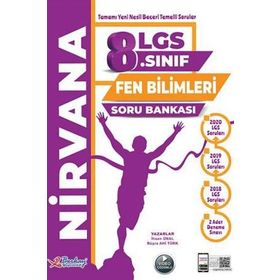 8. Sınıf LGS Fen Bilimleri Nirvana Soru Bankası Berkay Yayınları