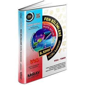 8. Sınıf LGS Fen Bilimleri Öğretmenin Pratik Notları Soru Bankası-Miray Yayınları