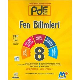 8. Sınıf LGS Fen Bilimleri PDF Planlı Ders Föyü Martı Okul M+ Yayınları