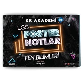 8. Sınıf Lgs Fen Bilimleri Poster Notları-Kr Akademi Yayınları