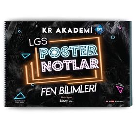 8. Sınıf Lgs Fen Bilimleri Poster Notları-Kr Akademi Yayınları