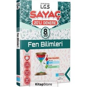 8. Sınıf LGS Fen Bilimleri Sayaç 20'li Deneme Kollektif Evrensel İletişim Yayınları