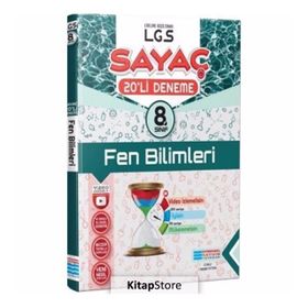 8. Sınıf LGS Fen Bilimleri Sayaç 20'li Deneme Kollektif Evrensel İletişim Yayınları