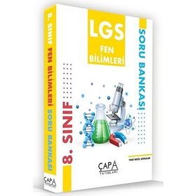 8. Sınıf LGS Fen Bilimleri Soru Bankası-Çapa Yayınları