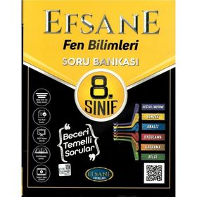 8. Sınıf LGS Fen Bilimleri Soru Bankası Efsane Yayınları