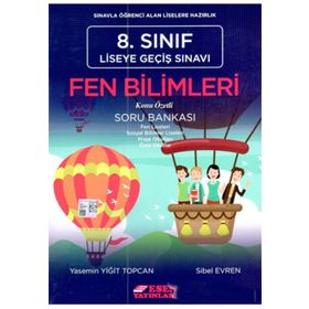 8. Sınıf LGS Fen Bilimleri Soru Bankası - Sibel Evren Yasemin Yiğit Topcan