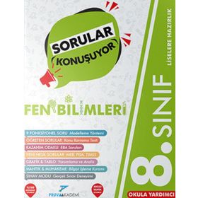 8. Sınıf Lgs Fen Bilimleri Sorular Konuşuyor Soru Bankası-Pruva Akademi Yayınları