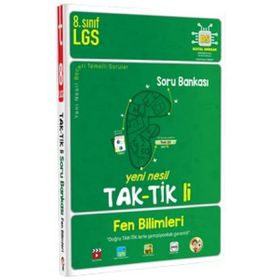 8. Sınıf LGS Fen Bilimleri Taktikli Soru Bankası ve 8. Sınıf LGS Tamamı Çözümlü 10 Deneme-Tonguç Akademi Yayınları