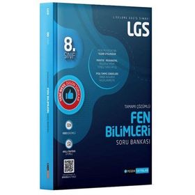 8. Sınıf LGS Fen Bilimleri Tamamı Çözümlü Soru Bankası-Pegem Yayınları
