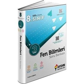 8. Sınıf LGS Fen Bilimleri Üç Adım Soru Bankası - Aydın Yayınları