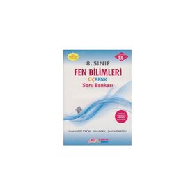 8. Sınıf LGS Fen Bilimleri Üç Renk Soru Bankası Esen Yayınları
