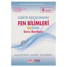 8. Sınıf LGS Fen Bilimleri Üç Renk Soru Bankası Esen Yayınları