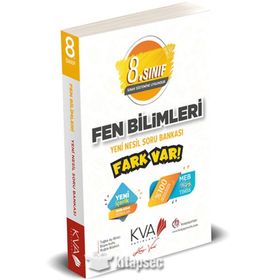 8. Sınıf LGS Fen Bilimleri Yeni Nesil Soru Bankası Fark Var Kva Koray Varol Akademi Yayınları