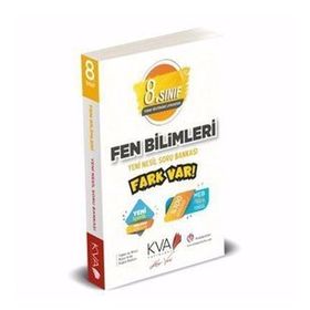 8. Sınıf LGS Fen Bilimleri Yeni Nesil Soru Bankası Fark Var Kva Koray Varol Akademi Yayınları