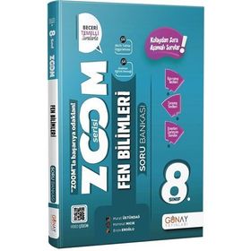 8. Sınıf LGS Fen Bilimleri Yeni Zoom Soru Bankası-Günay Yayınları