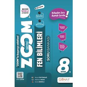 8. Sınıf LGS Fen Bilimleri Yeni Zoom Soru Bankası-Günay Yayınları