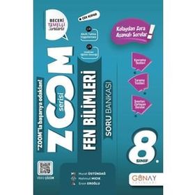8. Sınıf LGS Fen Bilimleri Yeni Zoom Soru Bankası-Günay Yayınları