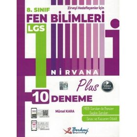 8. Sınıf LGS Fen Bilimleri Zoru Bankası LGS 10 Deneme-Tonguç Akademi Yayınları
