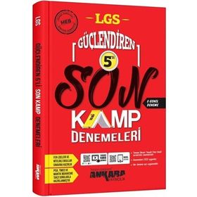 8. Sınıf Lgs Güçlendiren 5'li Son Kamp Denemeleri - Ankara Yayıncılık