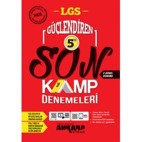 8. Sınıf Lgs Güçlendiren 5'li Son Kamp Denemeleri - Ankara Yayıncılık