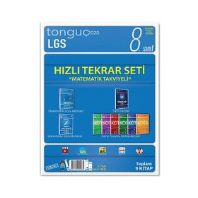 8. Sınıf LGS Hızlı Tekrar Seti Matematik Takviyeli - Tonguç Akademi Yayınları