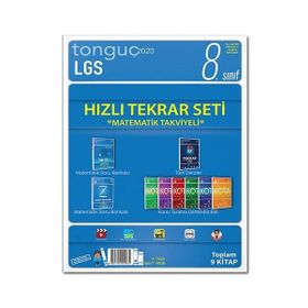 8. Sınıf LGS Hızlı Tekrar Seti Matematik Takviyeli - Tonguç Akademi Yayınları