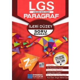 8. Sınıf LGS İleri Düzey Z Serisi Paragraf Soru Bankası / Kollektif / Evrensel İletişim Yayınları