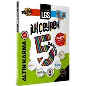 8. Sınıf LGS İlk Çeyrek 5'li Deneme - Altın Karma Yayınları
