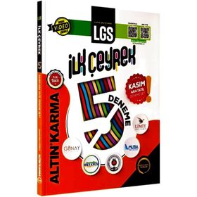 8. Sınıf LGS İlk Çeyrek 5'li Deneme - Altın Karma Yayınları