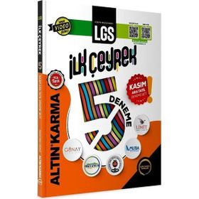 8. Sınıf LGS İlk Çeyrek 5'li Deneme - Altın Karma Yayınları