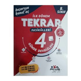 8. Sınıf LGS İlk Dönem Tekrar Fasikülleri 4 Günde Devri Alem Koray Varol Akademi Yayınları