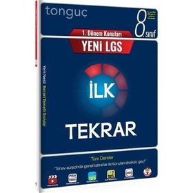 8. Sınıf LGS İlk Tekrar Kitabı Tonguç Akademi Yayınları