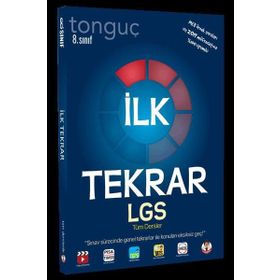 8. Sınıf LGS İlk Tekrar Kitabı Tonguç Akademi Yayınları