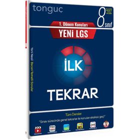 8. Sınıf LGS İlk Tekrar Kitabı Tonguç Akademi Yayınları