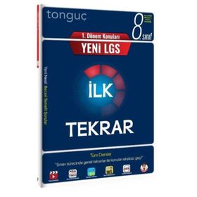 8. Sınıf LGS İlk Tekrar Kitabı Tonguç Akademi Yayınları