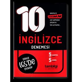 8. Sınıf LGS İngilizce 10 lu Branş Denemesi-Tambilgi Yayınları