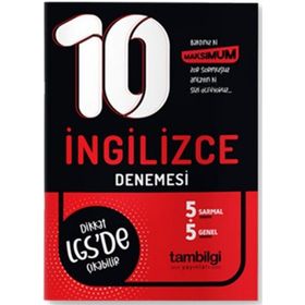 8. Sınıf LGS İngilizce 10 lu Branş Denemesi-Tambilgi Yayınları
