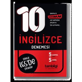 8. Sınıf LGS İngilizce 10 lu Branş Denemesi-Tambilgi Yayınları