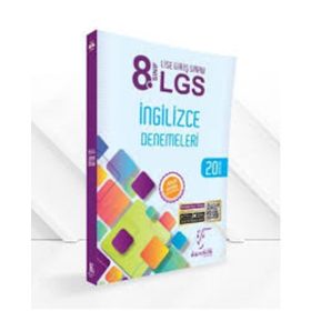 8.Sınıf LGS İngilizce 20 Deneme Karekök Yayınları