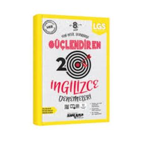 8. Sınıf LGS İngilizce 20 Güçlendiren Denemeleri-Ankara Yayıncılık